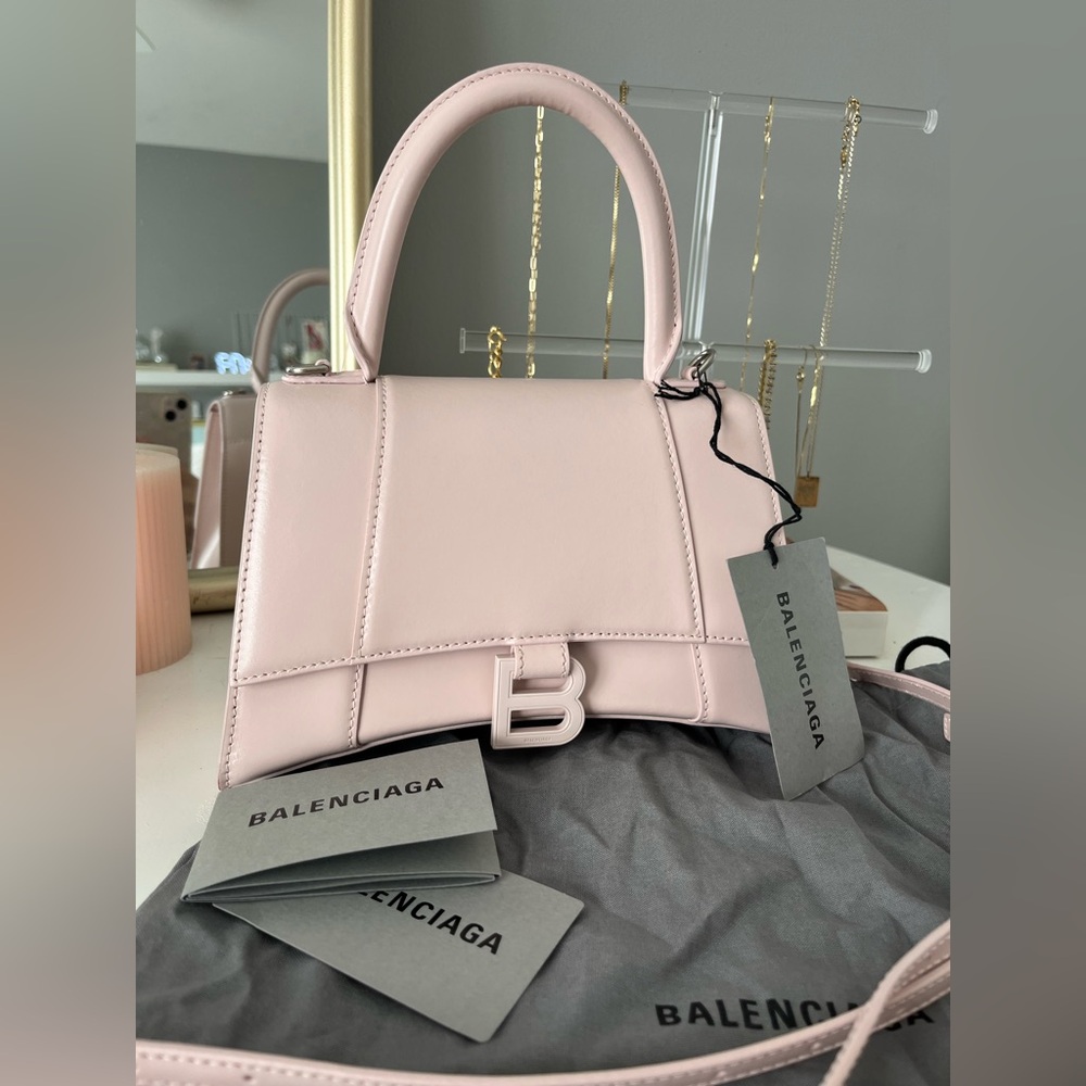 Balenciaga Pink Hourglass Purse - Picture 5 of 8